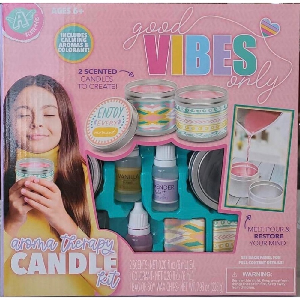 DIY scented candle making aroma therapy calming set New